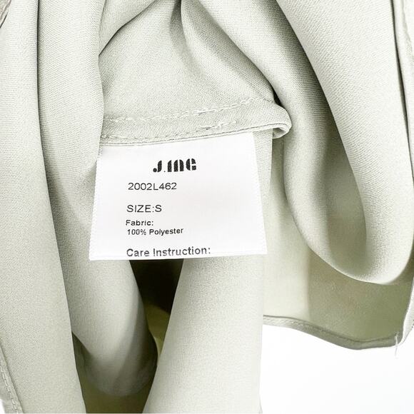 J.ING Satin Midi Slip Dress S Pistachio Green - Picture 6 of 7